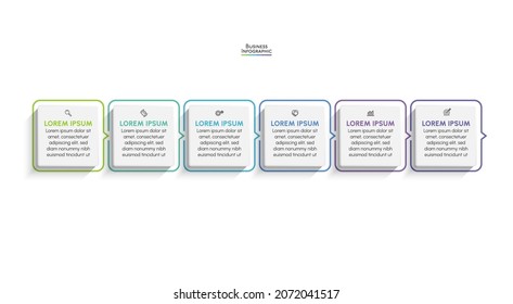 Business data visualization. timeline infographic icons designed for abstract background template