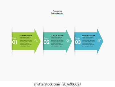 Visualización de datos empresariales. iconos de infografía de línea de tiempo diseñados para plantilla de fondo abstracto