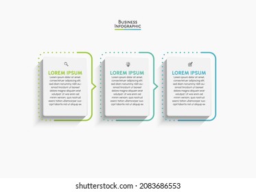 Visualización de datos empresariales. iconos de infografía de línea de tiempo diseñados para plantilla de fondo abstracto