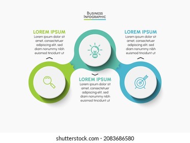 Business data visualization. timeline infographic icons designed for abstract background template