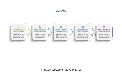 Business data visualization. timeline infographic icons designed for abstract background template