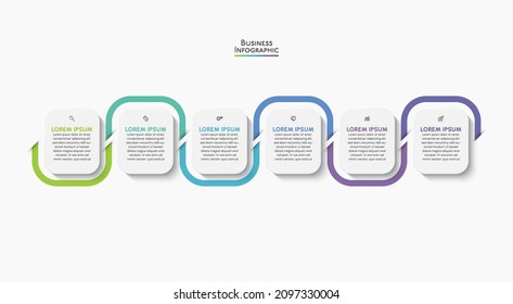 Business data visualization. timeline infographic icons designed for abstract background template