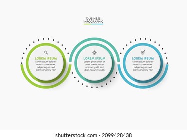 Visualización de datos empresariales. iconos de infografía de línea de tiempo diseñados para plantilla de fondo abstracto