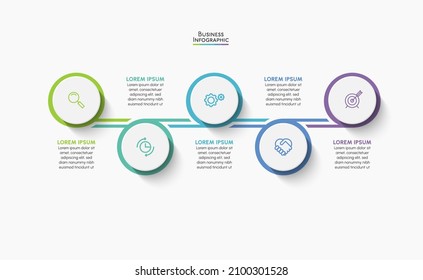 Business data visualization. timeline infographic icons designed for abstract background template