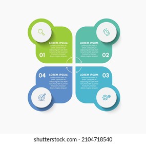 Business data visualization. timeline infographic icons designed for abstract background template