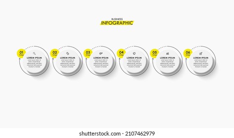 Business data visualization. timeline infographic icons designed for abstract background template