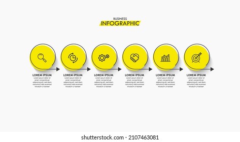 Business data visualization. timeline infographic icons designed for abstract background template