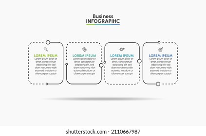 Business data visualization. timeline infographic icons designed for abstract background template