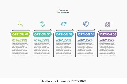 Business data visualization. timeline infographic icons designed for abstract background template