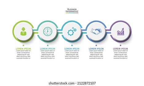 Business data visualization. timeline infographic icons designed for abstract background template