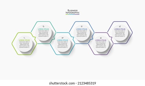 Business data visualization. timeline infographic icons designed for abstract background template