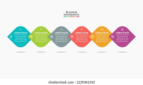 Business data visualization. timeline infographic icons designed for abstract background template