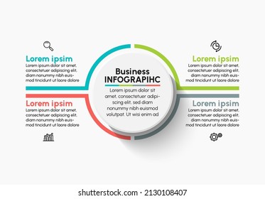Business data visualization. timeline infographic icons designed for abstract background template