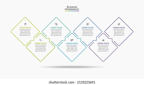 Business data visualization. timeline infographic icons designed for abstract background template