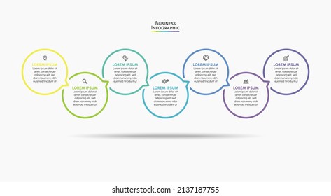 Business data visualization. timeline infographic icons designed for abstract background template