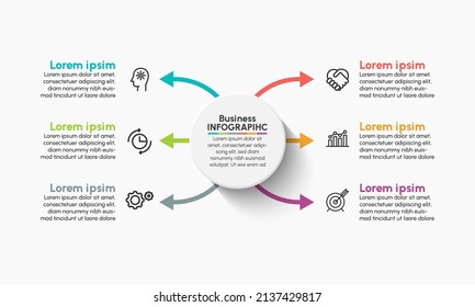 Business data visualization. timeline infographic icons designed for abstract background template