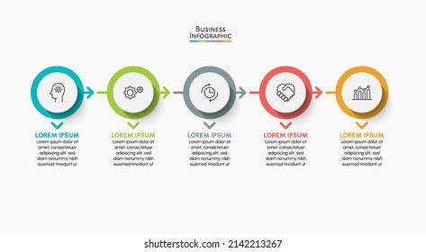 Business data visualization. timeline infographic icons designed for abstract background template