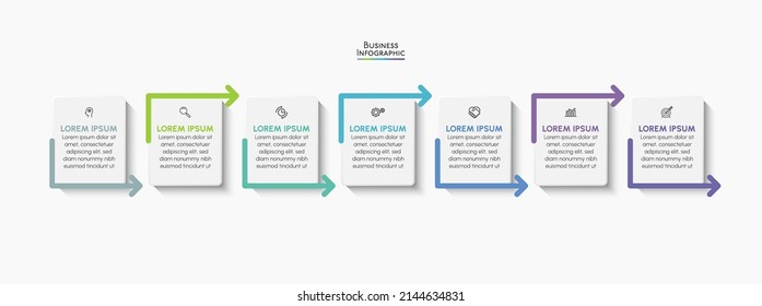 Business data visualization. timeline infographic icons designed for abstract background template