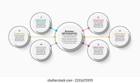 Business data visualization. timeline infographic icons designed for abstract background template