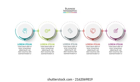 Business data visualization. timeline infographic icons designed for abstract background template