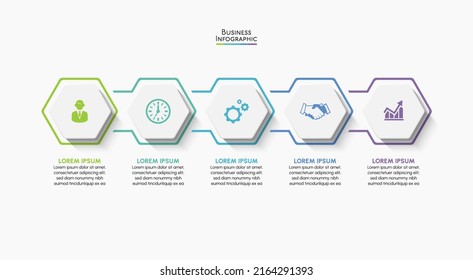 Business data visualization. timeline infographic icons designed for abstract background template