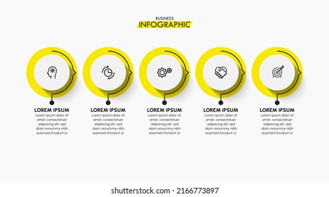 Business data visualization. timeline infographic icons designed for abstract background template