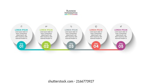 Business data visualization. timeline infographic icons designed for abstract background template