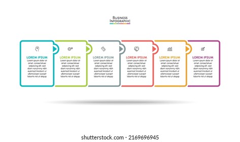 Business data visualization. timeline infographic icons designed for abstract background template
