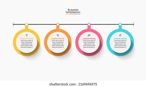 Business data visualization. timeline infographic icons designed for abstract background template