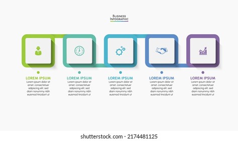 Business data visualization. timeline infographic icons designed for abstract background template