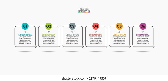 Business data visualization. timeline infographic icons designed for abstract background template