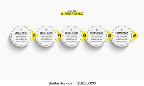 Business data visualization. timeline infographic icons designed for abstract background template