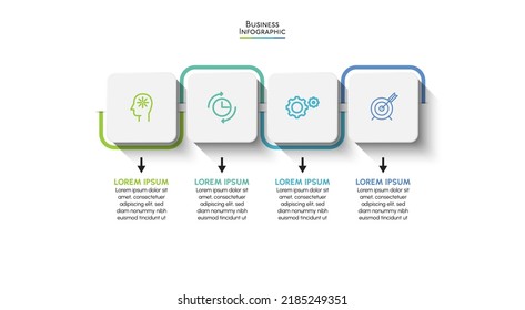 Business data visualization. timeline infographic icons designed for abstract background template