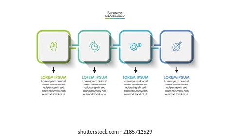 Business data visualization. timeline infographic icons designed for abstract background template
