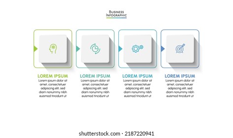 Business data visualization. timeline infographic icons designed for abstract background template