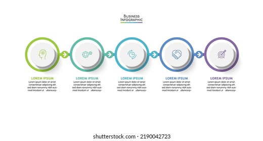 Business data visualization. timeline infographic icons designed for abstract background template