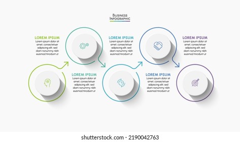 Business data visualization. timeline infographic icons designed for abstract background template