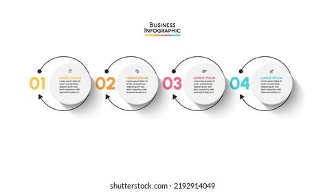 Business data visualization. timeline infographic icons designed for abstract background template