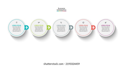 Business data visualization. timeline infographic icons designed for abstract background template