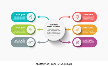 Business data visualization. timeline infographic icons designed for abstract background template