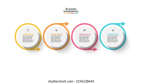 Business data visualization. timeline infographic icons designed for abstract background template
