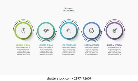 Business data visualization. timeline infographic icons designed for abstract background template
