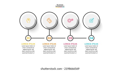 Business data visualization. timeline infographic icons designed for abstract background template