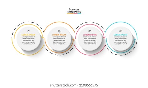 Business data visualization. timeline infographic icons designed for abstract background template