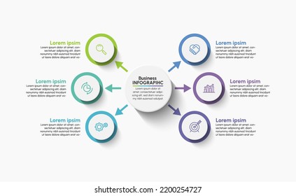 Business data visualization. timeline infographic icons designed for abstract background template