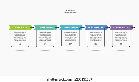Business data visualization. timeline infographic icons designed for abstract background template