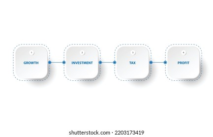 Business data visualization. timeline infographic design for abstract background template. Business concept.