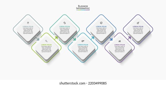 Business data visualization. timeline infographic icons designed for abstract background template