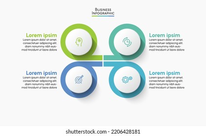 Business data visualization. timeline infographic icons designed for abstract background template