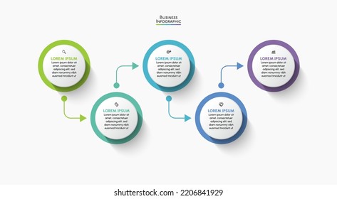 Business data visualization. timeline infographic icons designed for abstract background template